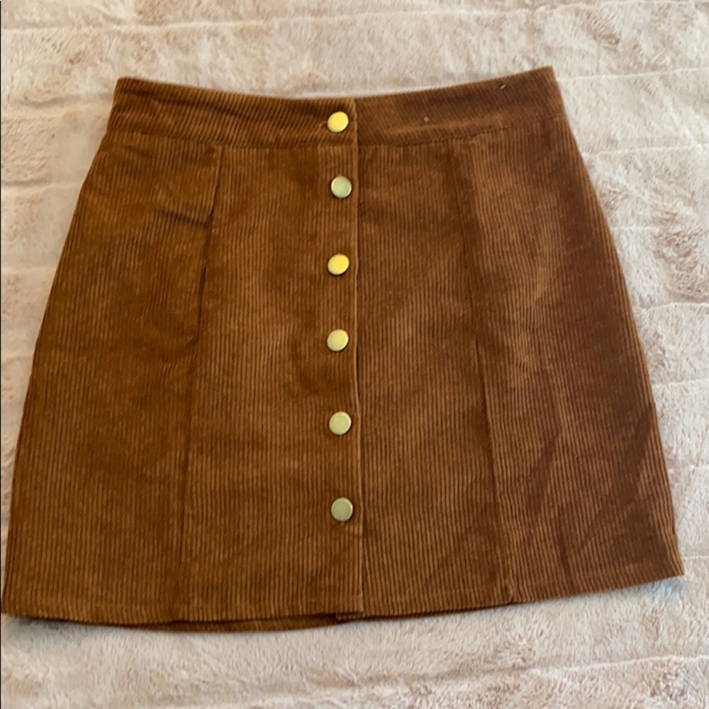 Corduroy skirt